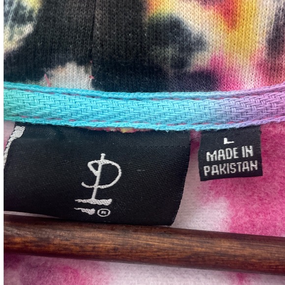 Pink Floyd The Dark Side of the Moon Tie Dye Hoodie Size Large Band - Picture 3 of 7